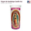 画像1: Virgen de Guadalupe Candle 4oz