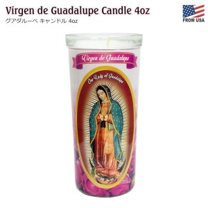 画像: Virgen de Guadalupe Candle 4oz
