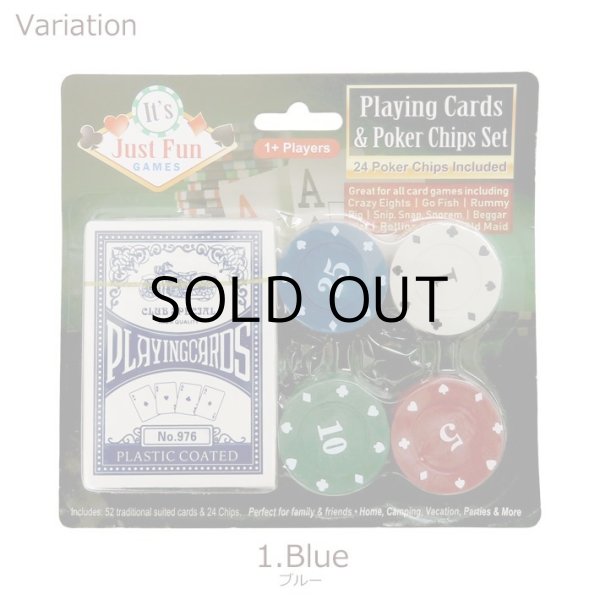 画像2: Playing Cards & Poker Chips Set【全2種】