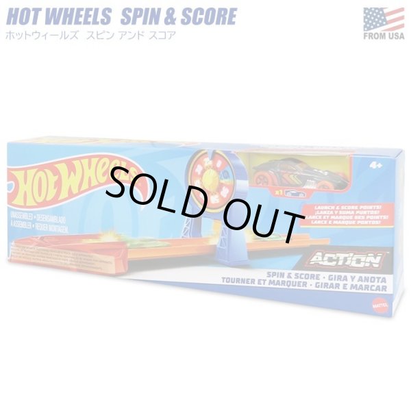 画像1: Mattel Hot Wheels Spin ＆ Score Playset