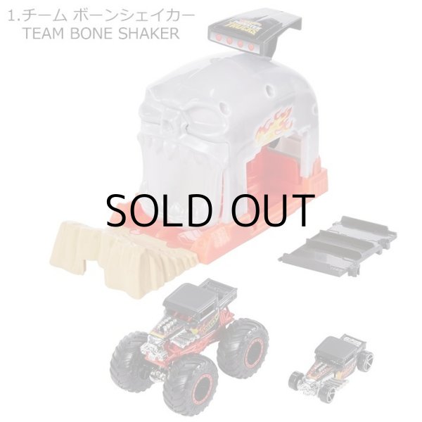 画像2: Mattel Hot Wheels Monster Truck Pit and Launch Set  【全2種】