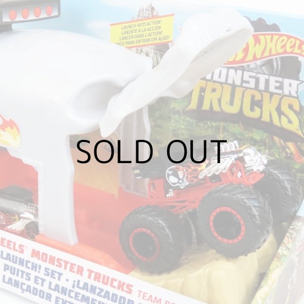 画像4: Mattel Hot Wheels Monster Truck Pit and Launch Set  【全2種】
