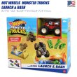 画像1: Mattel Hot Wheels Monster Trucks LAUNCH & BASH