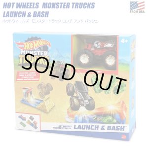 画像: Mattel Hot Wheels Monster Trucks LAUNCH & BASH