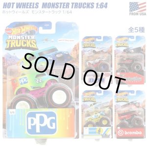 画像: Mattel Hot Wheels Monster Trucks 1/64【全5種】