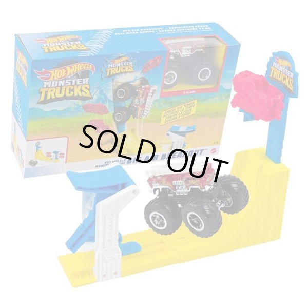 画像4: Mattel Hot Wheels Monster Trucks Big Air Breakout Playset