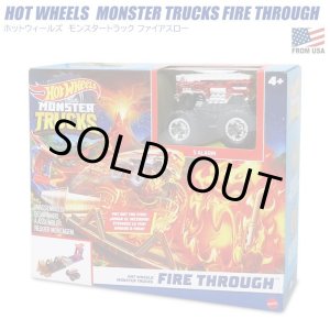 画像: Mattel Hot Wheels Monster Trucks Fire Through Playset