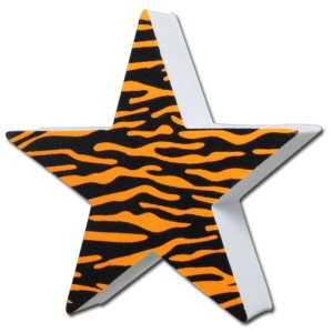 画像: Antenna Ball (Tiger Print Star)