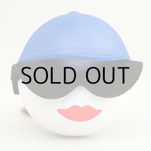 画像: Ponytail Blue Cap (Brunette) Antenna Ball