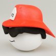 画像2: Fireman with Glasses Red Helmet Antenna Ball