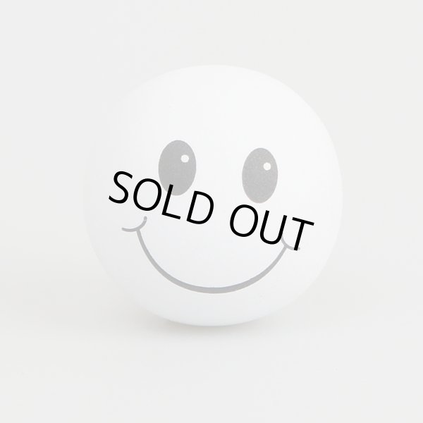 画像1: Happy Face Antenna Ball (White)