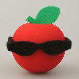 画像: Big Apple with Sunglasses Antenna Ball