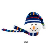 画像: Snowman with Winter hat Antenna Ball (Blue)