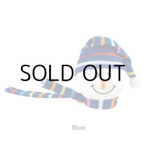 画像: Snowman with Winter hat Antenna Ball (Blue)