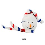 画像: Snowman with Winter hat Antenna Ball (USA)