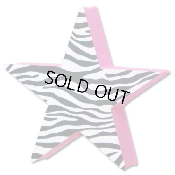 画像1: Antenna Ball (Zebra Print Pink Star)