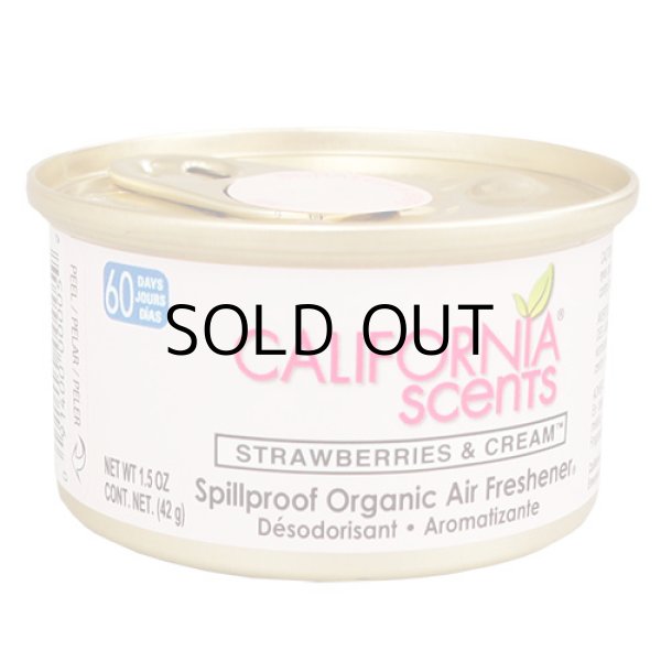 画像1: CALIFORNIA SCENTS Spillproof Organic Air Freshener ( STRAWBERRIES & CREAM )