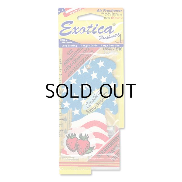 画像1: Exotica Palm Tree Air Fresheners ( FLAG STRAWBERRY ) 【メール便OK】