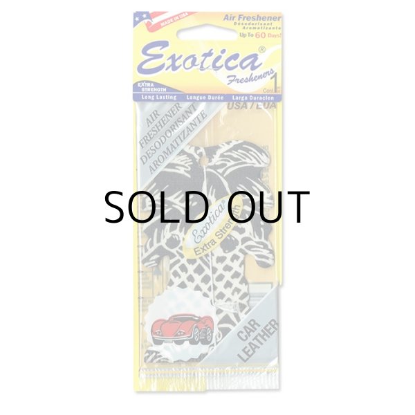 画像1: Exotica Palm Tree Air Fresheners ( CAR LEATHER ) 【メール便OK】
