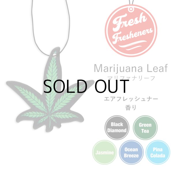 画像2: Fresh Fresheners Marijuana Leaf ( Ocean Breeze )【メール便OK】