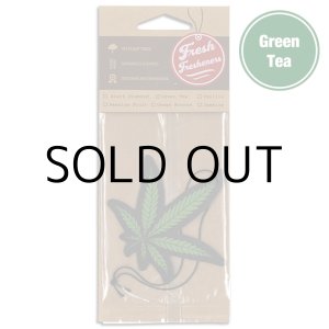 画像: Fresh Fresheners Marijuana Leaf ( Green Tea )【メール便OK】
