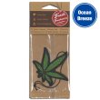 画像1: Fresh Fresheners Marijuana Leaf ( Ocean Breeze )【メール便OK】