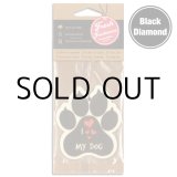 画像: Fresh Fresheners I Love My Dog Paw（Black Diamond）【メール便OK】