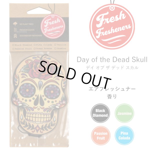 画像1: Fresh Fresheners （Day of the Dead Skull）【全4種】【メール便OK】