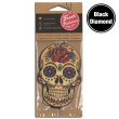 画像1: Fresh Fresheners Day of the Dead Skull ( Black Diamond )【メール便OK】