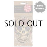 画像: Fresh Fresheners Day of the Dead Skull ( Black Diamond )【メール便OK】