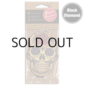 画像: Fresh Fresheners Day of the Dead Skull ( Black Diamond )【メール便OK】