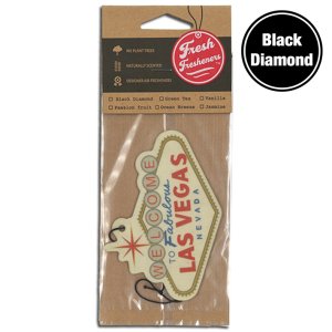 画像: Fresh Fresheners Welcome to Las Vegas Sign ( Black Diamond )【メール便OK】