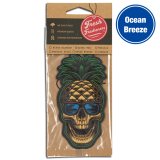 画像: Fresh Fresheners Pineapple Skull ( Ocean Breeze )【メール便OK】