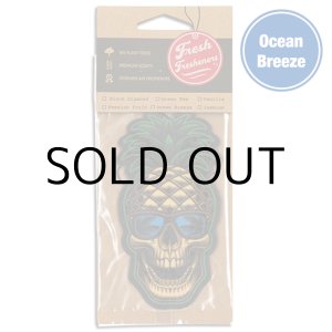 画像: Fresh Fresheners Pineapple Skull ( Ocean Breeze )【メール便OK】