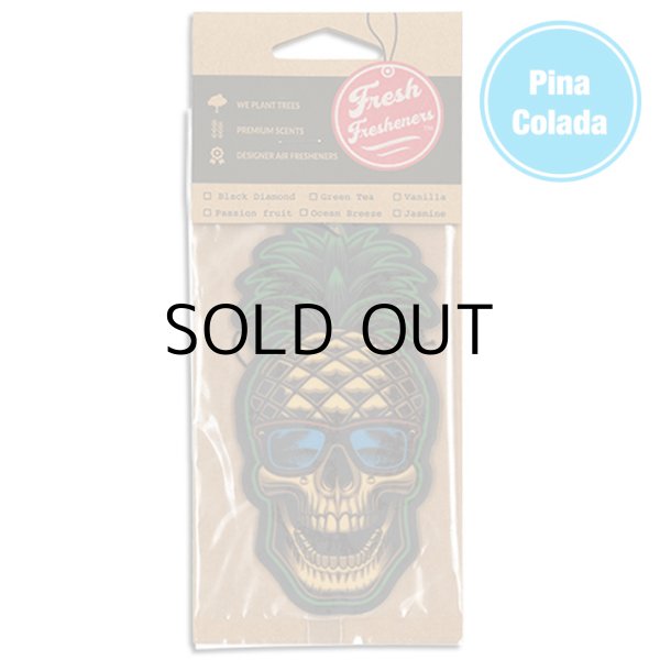 画像1: Fresh Fresheners Pineapple Skull（Pina Colada）【メール便OK】