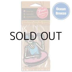 画像: Fresh Fresheners Chill Skeleton ( Ocean Breeze )【メール便OK】