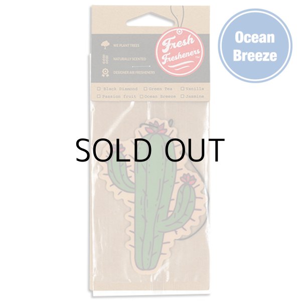 画像1: Fresh Fresheners Cactus ( Ocean Breeze )【メール便OK】