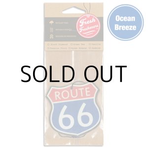 画像: Fresh Fresheners Route 66 ( Ocean Breeze )【メール便OK】
