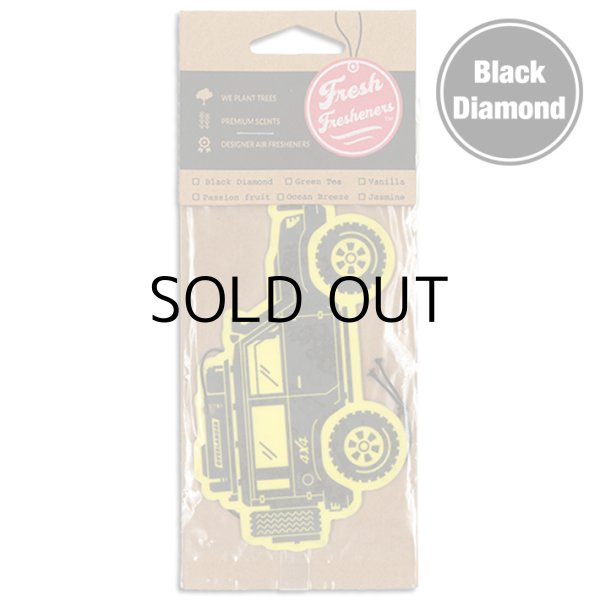 画像1: Fresh Fresheners Overland Jeep ( Black Diamond )【メール便OK】