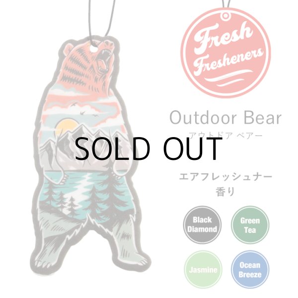 画像2: Fresh Fresheners Outdoor Bear ( Ocean Breeze )【メール便OK】
