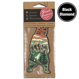 画像: Fresh Fresheners Outdoor Bear ( Black Diamond )【メール便OK】