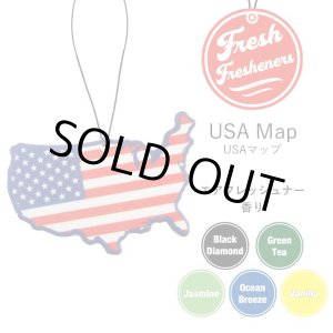画像: Fresh Fresheners （USA Map）【全5種】【メール便OK】