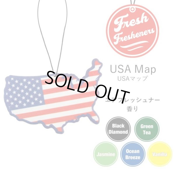 画像1: Fresh Fresheners （USA Map）【全5種】【メール便OK】