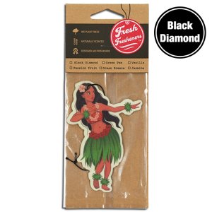 画像: Fresh Fresheners Hula Girl ( Black Diamond )【メール便OK】