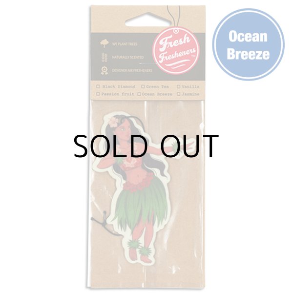 画像1: Fresh Fresheners Hula Girl ( Ocean Breeze )【メール便OK】