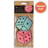 画像: Fresh Fresheners Fuzzy Dice ( Passion Fruit )【メール便OK】