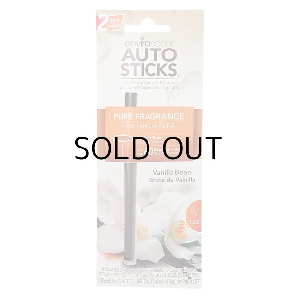 画像1: AUTO STICKS Air Fresheners ( Vanilla Bean )【メール便OK】