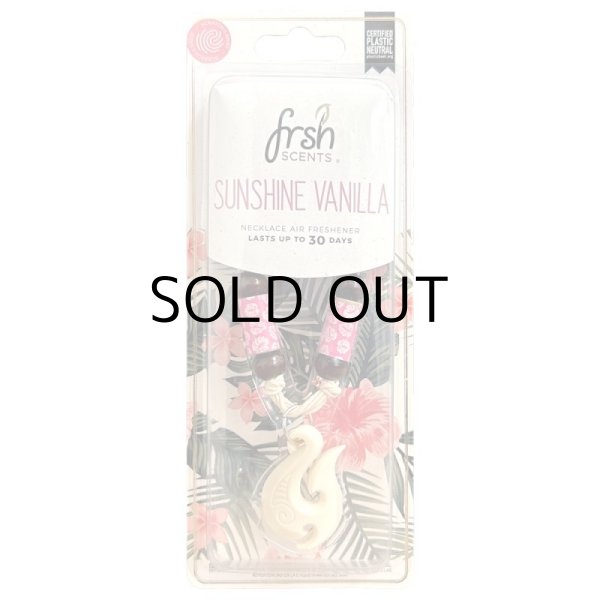 画像1: FRSH SCENT NECLACE AIR FRESHENER ( Sunshine Vanilla )【メール便OK】