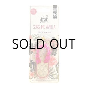 画像: FRSH SCENT SANDAL AIR FRESHENER ( Sunshine Vanilla )【メール便OK】