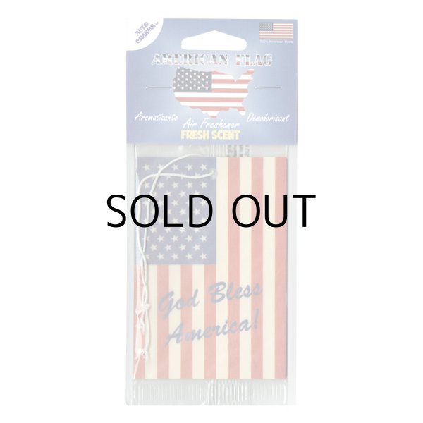 画像1: Flags Air Fresheners ( God Bless America Usa Flag )【メール便OK】